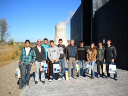 Estudiants de l’Institut Els Alfacs de Sant Carles de la Ràpita visiten el Centre d’Informació de CN Ascó